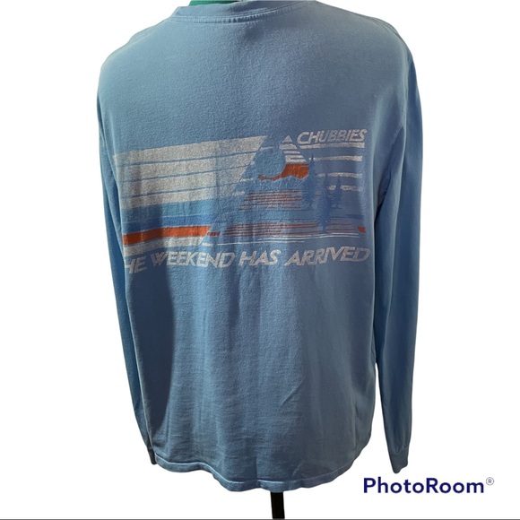 Chubbies Long Sleeve Shirt Men’s Small - Picture 2 of 5